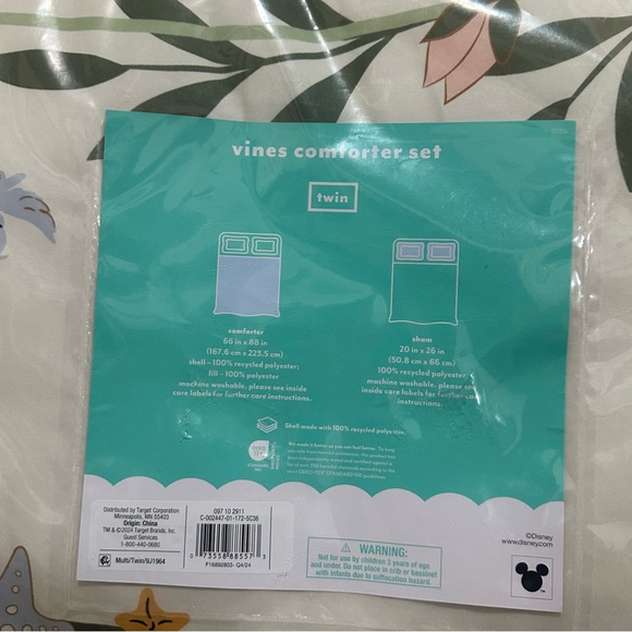 Pillowfort Disney Princess Vines Comforter Set - Twin - Picture 4 of 8